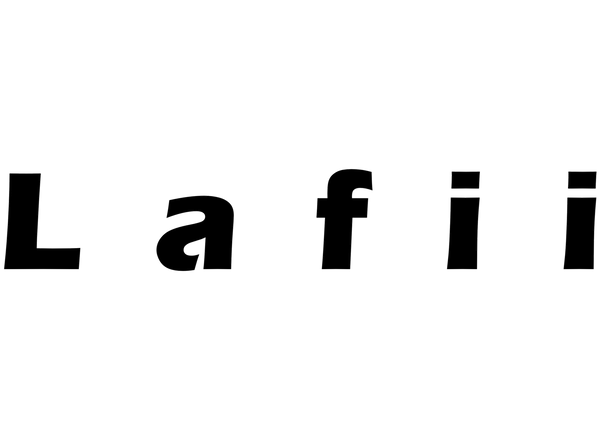 Logo van Lafii zonder achtergrond. Lafii is een verkoper van hoogwaardige microvezel textiel producten.